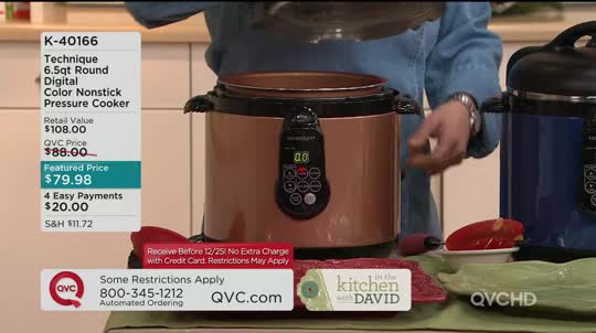 Cooks Essentials Pressure Cooker-QVC Got mine in Pink!!