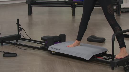 Aeropilates 4-Cord Reformer Plus w/ 4 DVDs and Rebounder on QVC 