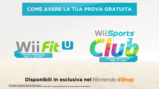 Wii Fit U & Wii Sports Club: Prova gratuita